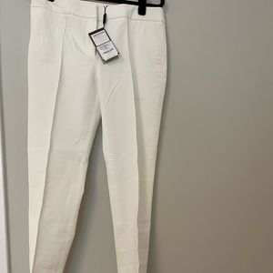 NWT Burberry London white trouser, size 6